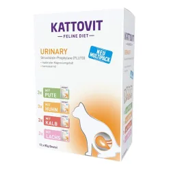 KATTOVIT Feline Diet Nassfutter Katze Urinary Multipack in Sauce 12x85 g