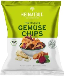 HEIMATGUT Gemüse Chips fein gesalzen (100g)
