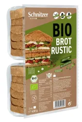 Schnitzer Bio Toastbrot Rustic Beutel (430g)