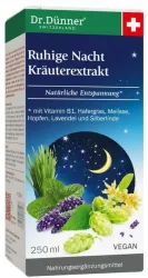 Dr. Dünner Ruhige Nacht Kräuterexrakt (250ml)