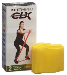 THERA-BAND&reg; &Uuml;bungsband CLX gelb 2.2 m x 5