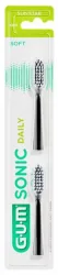 SUNSTAR GUM Sonic Daily Ersatzköpfe schwarz (2 Stk)