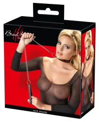 Bad Kitty erotische Halsfessel und Leine (1 Stk)