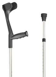 Sahag Krücken Ergoline Soft 76-96cm alu schwarz (1 Paar)