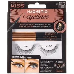 KISS -  Magnetic Eyelash Kit, Eyelash Kit 01, Black