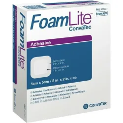 ConvaTec Foam Lite dünner Schaumverband, 5x5cm (10 Stk)