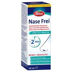 Abtei Nase Frei Abschwellendes Nasenspray