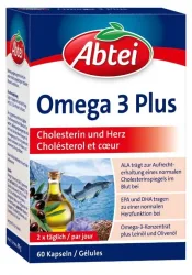 Abtei Omega 3 Plus Kapseln (60 Stk)