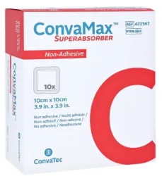 ConvaMax Superabsorber, 12.5x12.5cm, nicht adhäsiv (10 Stk)