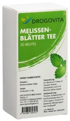DROGOVITA Melissen Tee (20 Beutel)