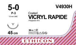 VICRYL RAPIDE 45cm ungefärbt 5-0 P-3 Multiple (36 Stk)