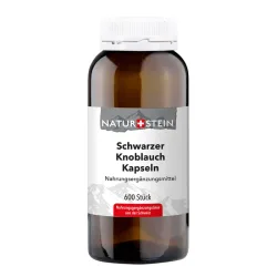 NATURSTEIN Schwarzer Knoblauch Kapseln (600 Stk)