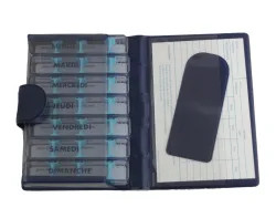 MEDIDOS Medikamentenbox französisch blau (1 Stk)