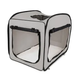 Freezack Hunde-Transportbox Ispra grau, 73.5x46.5x63cm (1 Stk)