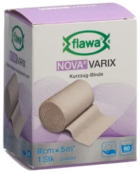 Flawa Nova Varix Kurzzugbinde 8 cm x 5 m