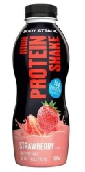 Body Attack High Protein Shake Strawberry (500ml)