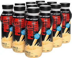 Body Attack High Protein Shake Vanilla (12x500ml)