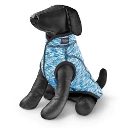 rogz Mantel für Hunde Comfyskin blau meliert, Halsumfang 36cm (1 Stk)