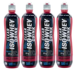Body Attack Clear Iso Whey Drink Wildberry (12x500ml)