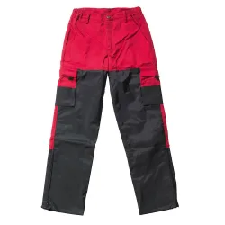 Freezack Outdoorhose für die Hunderunde schwarz/rot, Taillenbreite 59cm, Länge 110cm (1 Stk)