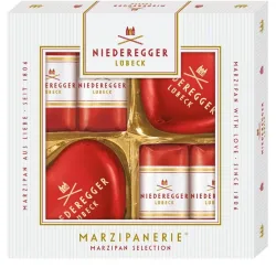 Niederegger Lübeck Marzipanerie Pralinen mit Zartbitter-Schokolade (75g)