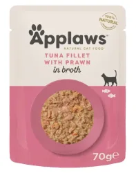 Applaws Nassfutter mit Thunfisch und Garnele (70g)