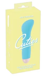 Cuties blau Minivibrator mit weicher Oberfläche (1 Stk)