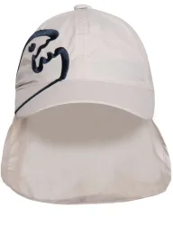 iq-uv UV Schutz Cap Bites mit Nackenschutz Kinder, stone (1 Stk)