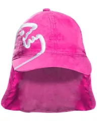 iq-uv UV Schutz Cap Bites mit Nackenschutz Kinder recycelt, pink (1 Stk)