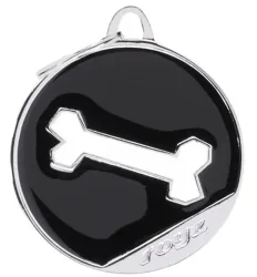 rogz Knochen Hunde-ID-Tag, Durchmesser 3cm (1 Stk)