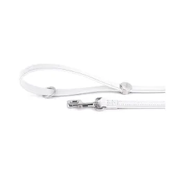 MyFamily Saint Tropez Similpelle Leder-Hundeleine weiss, bis 12kg (1 Stk)