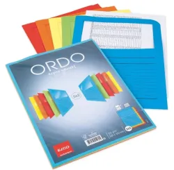 ELCO Organisationsmappen Ordo A4 73695.00 5-farbig, Fenster 10 St&uuml;ck