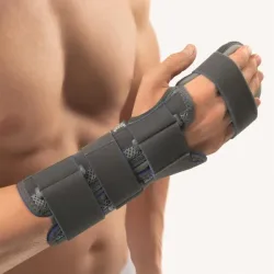 Bort Fingergelenkstütze S-17cm links grau