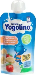 Nestlé Yogolino Banane & Erdbeere Quetschbeutel, ab 6 Monaten (100g)