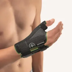 Bort Daumenschiene Sport M links schwarz/grün