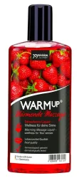 Warming Strawberry Flavoured Massage Lubricant 150ml, Erdbeere - Amorana