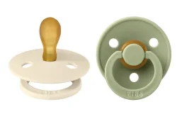 2er-Pack Colour Schnuller Latex, symetrisch, 0-6M