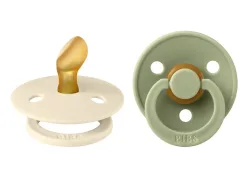 2er-Pack Colour Schnuller Latex, anatomisch, ab 6M