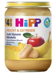 Hipp Frucht & Getreide Apfel-Banane mit Babykeks (190g)