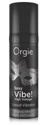 Orgie - Sexy Vibe! High Voltage Stimulationsgel - Schwarz - 6 ml