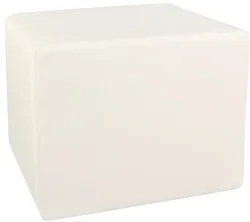 MEDiDOR Lagerungswürfel Skai Tundra, weiss, 50x40x45cm (1 Stk)