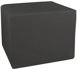 MEDiDOR Lagerungswürfel Skai Tundra, anthrazit, 50x40x45cm (1 Stk)