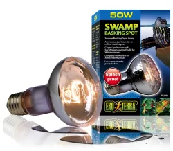 Exo Terra Swamp Basking Spot gegen Spritzwasser und Sprühregen unempfindliche Wärmelampe 50W (1 Stk)