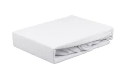 MEDiDOR Spannbezug Frottee mit Gesichtsaussparung, weiss (1 Stk)
