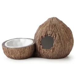 Exo Terra Tiki Coconut Cave & Water Bowl, 21x12x11.5cm (1 Stk)