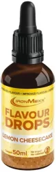 IronMaxx Flavor Drops Lemon Cheese Cake, kalorienfreies Süssungsmittel (50ml)