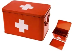 Present Time Erste Hilfe Schrank, 31.5x21cm, Rot (1 Stk)