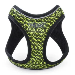 Freezack Hundegeschirr Fashion Soi gelb, Halsumfang/Brustteil 30-33cm/43-47cm (1 Stk)