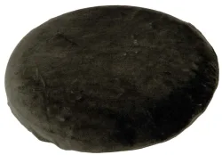 Sissel Kissenbezug Sitfit Velours, Ø 33cm, schwarz (1 Stk)