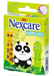 3M Nexcare - Kinderpflast Happy Kids Animals 20 Stk, 20Stück, Multicolor
